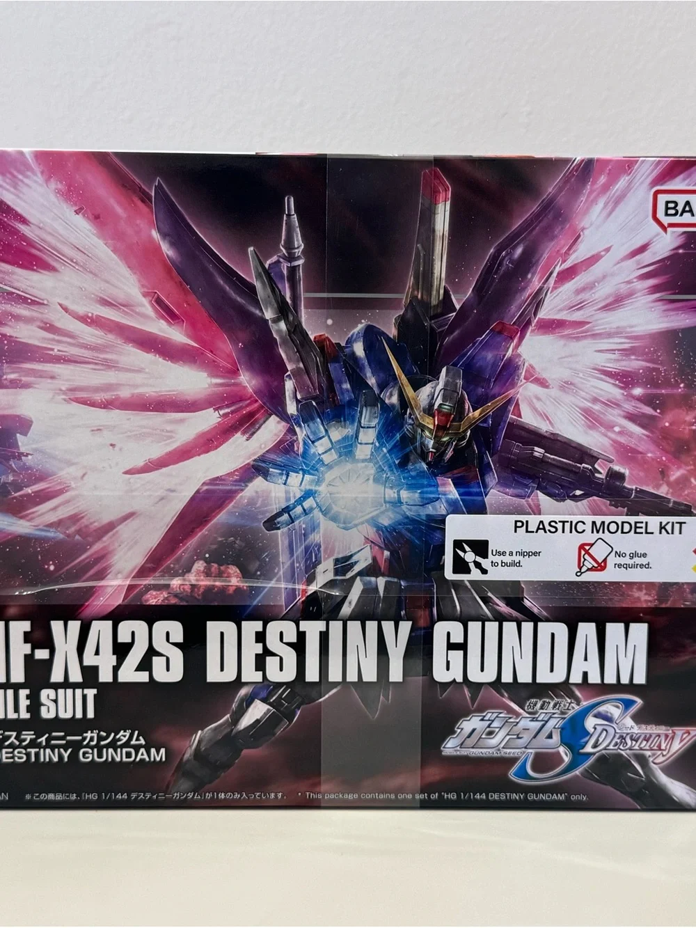 Destiny Gundam HGIF-X42S Plastic Model Kit - Purple/Blue